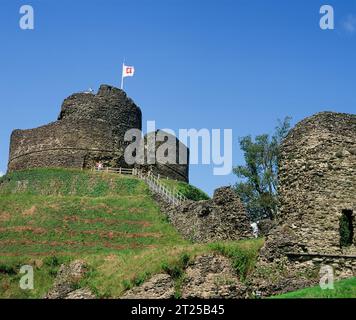 England. Cornwall. Launceston Castle. Stock Photo