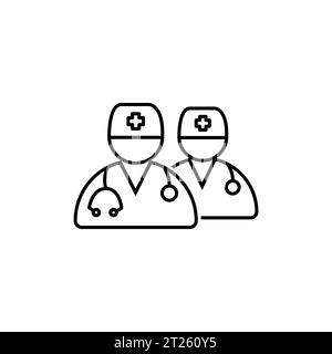 Medical Team Icon. Professional, pixel perfect icon. Stock Vector