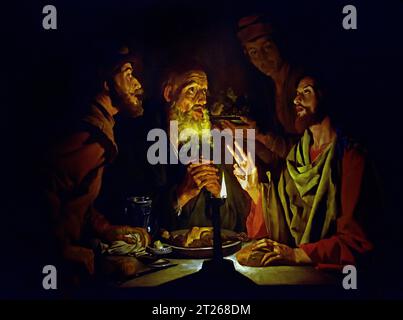 Matthias Stom - Supper at Emmaus Stock Photo - Alamy