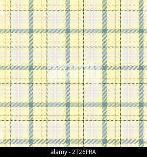 Scottish tartan plaid repeated vector seamless pattern for the background Stock Vector