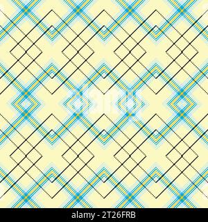 Scottish tartan plaid repeated vector seamless pattern for the background Stock Vector