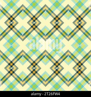 Scottish tartan plaid repeated vector seamless pattern for the background Stock Vector