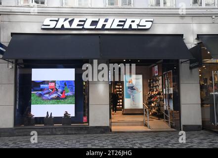 Copenhagen, Denmark /17 October. 2023/.Skechers sport store in danish capital Copenhagen.    (Photo.Francis Joseph Dean/Dean Pictures) Stock Photo