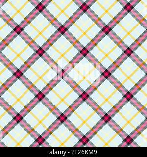 Scottish tartan plaid repeated vector seamless pattern for the background Stock Vector