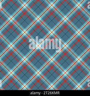 Scottish tartan plaid repeated vector seamless pattern for the background Stock Vector