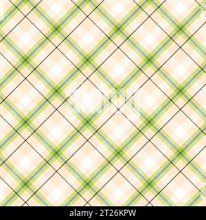 Scottish tartan plaid repeated vector seamless pattern for the background Stock Vector