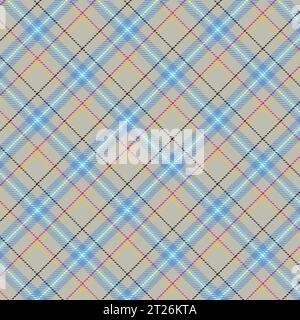 Scottish tartan plaid repeated vector seamless pattern for the background Stock Vector