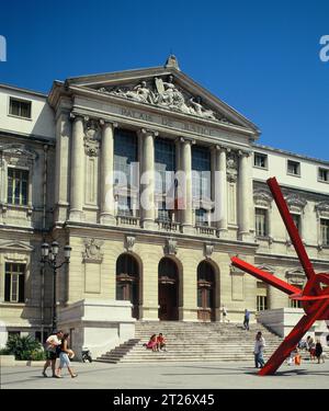 France. Provence-Alpes-Côte d'Azur. Nice. Palais de Justice. Stock Photo