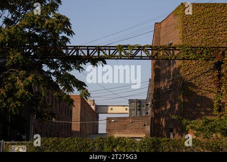abandoned buildings brooklyn nyc Stock Photo