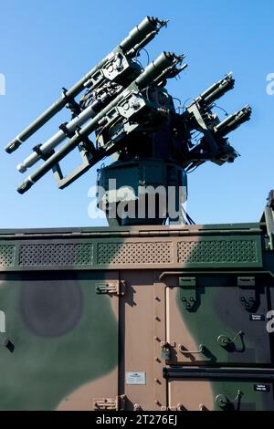 The SPZR Poprad is a very short range air defense VSHORAD self-propelled anti-aircraft missile system Polish army Stock Photo