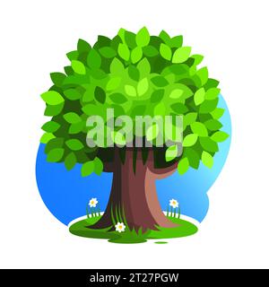 F letter logo in square frame at green leaves watercolor background. Vector ecology typeface for botanical labels, floral headlines, recycle posters, Stock Vector