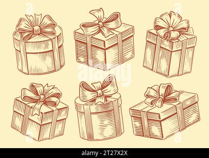 How to draw a Christmas Present Box with ribbons | Christmas present drawing,  Christmas present boxes, Presents