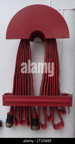 Fire hose Stock Photo