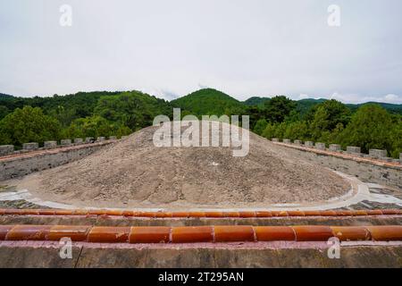 Zunhua City, China - August 27, 2023: Baoding of the Cixi Mausoleum of the Eastern Tomb of the Qing Dynasty. Stock Photo