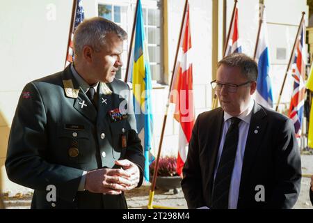 Oslo 20231018.Chief of the Army Major General Lars Sivert Lervik during ...