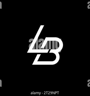 LB logo, LB monogram, initials LB logo, letter LB logo, icon, vector Stock Vector