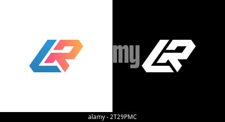 LR logo, LR Monogram, Initial LR Logo, Letter LR logo, Icon, Vector Stock Vector