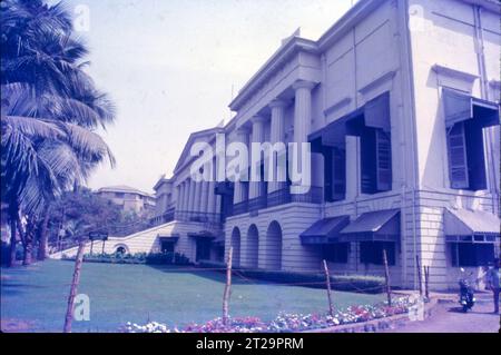 Asiatic Society of Mumbai, Town Hall, is a neoclassical building located in the Fort locality of South Mumbai. It houses The Asiatic Society of Mumbai, State Central Library and a museum Stock Photo