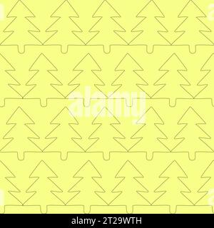 Winter abstract triangle fir tree seamless pattern. Vector illustration. Happy New Year 2024 and Merry Christmas texture. Color green pine icons, mini Stock Vector