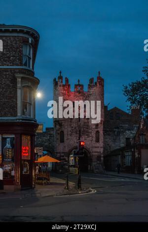 Micklegate Bar the southern entrance to the English city of York since the Middle Ages. Micklegate was the most important of York’s four main gates Stock Photo