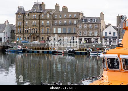 Kirkwall Harbor, Mainland, Orkney Islands, Scotland, UK Stock Photo