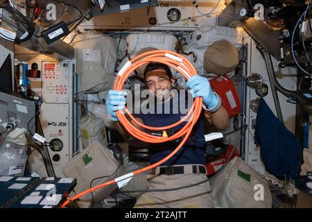 Expedition 69 Flight Engineer Sultan Alneyadi of the UAE photographed ...