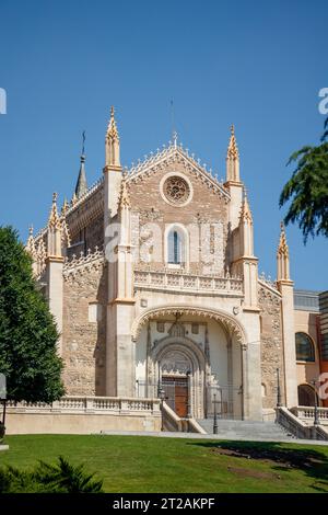 San Jeronimo Chapell in Madrid City Stock Photo