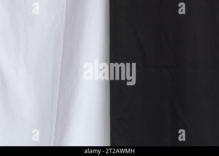 Black and white shiny fabric background Stock Photo