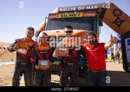 501 MACIK Martin (cze), TOMASEK Frantisek (cze), SVANDA David (cue), MM Technology, Iverco Powerstar, FIA W2RC, action during the Stage 5 of the Rallye du Maroc 2023, on October 18, 2023 around Merzouga, Morocco Stock Photo