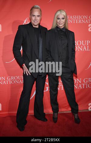 New York, USA. 17th Oct, 2023. (L-R) Phillipe Blond and David Blond attend the Fashion Group International (FGI) Night of Stars at the Plaza Hotel, New York, NY, October 17, 2023. (Photo by Anthony Behar/Sipa USA) Credit: Sipa USA/Alamy Live News Stock Photo