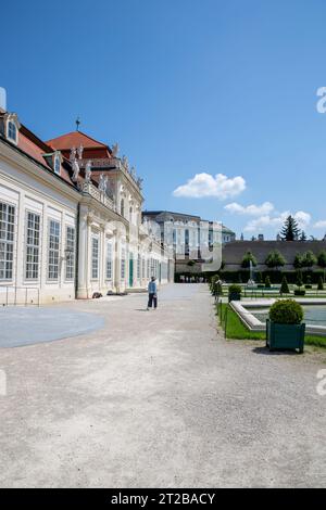 Vienna, Austria - June 15, 2023: Fragment of the lower Belvedere in Vienna Stock Photo