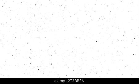 Black and white grunge texture made of fine particles of ink or paint. Realistic distressed grainy effect. Vector illustration. Stock Vector