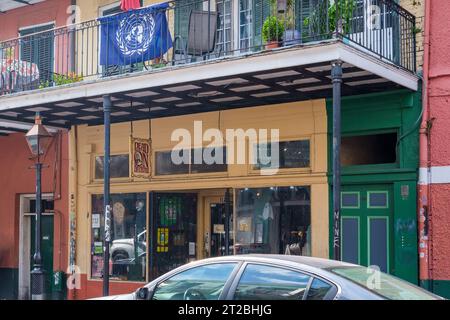 NEW ORLEANS, LA, USA - SEPTEMBER 24, 2023: Front of Dead on Decatur, a Grateful Dead gifts store, in the French Quarter Stock Photo