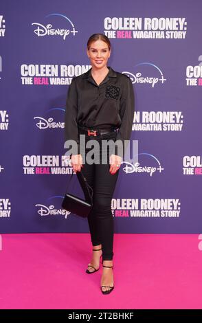 Danielle Lloyd attends the screening of Coleen Rooney: The Real Wagatha Story at the Everyman Liverpool. Picture date: Wednesday October 18, 2023. Stock Photo