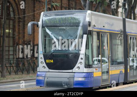 public transport, increase in tram fares, ever-increasing cost of living, inflation. no logo. Italy-Turin 09 July 2019 Stock Photo