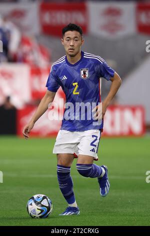 Hyogo, Japan. 17th Oct, 2023. Yukinari Sugawara (JPN) Football/Soccer : KIRIN CHALLENGE CUP 2023 match between Japan 2-0 Tunisia at Noevir Stadium Kobe in Hyogo, Japan . Credit: AFLO/Alamy Live News Stock Photo