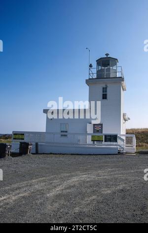 Bell Island heritage lighthouse in Newfoundland & Labrador, Canada Stock Photo