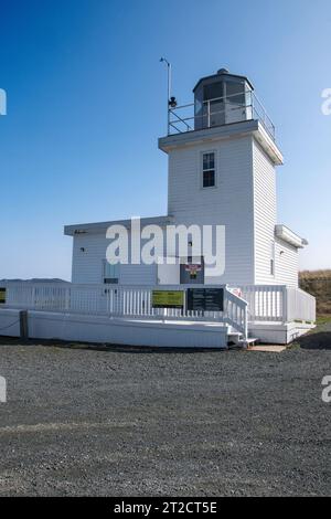 Bell Island heritage lighthouse in Newfoundland & Labrador, Canada Stock Photo