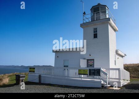 Bell Island heritage lighthouse in Newfoundland & Labrador, Canada Stock Photo