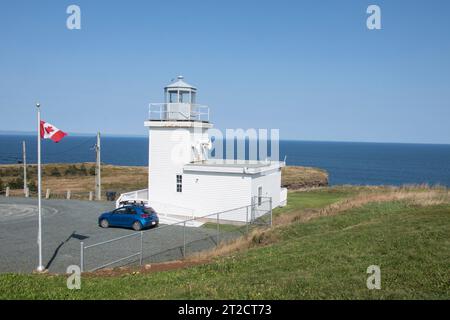 Bell Island heritage lighthouse in Newfoundland & Labrador, Canada Stock Photo