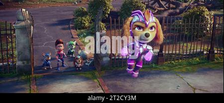 PAW PATROL: THE MOVIE, US character poster, Zuma (voice: Shayle Simons),  2021. © Paramount Pictures / Courtesy Everett Collection Stock Photo - Alamy