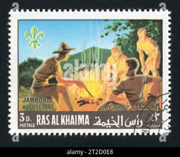 Émirats arabes unis - Ras al Khaima, collection uniquement d'exemplaires complets, petits