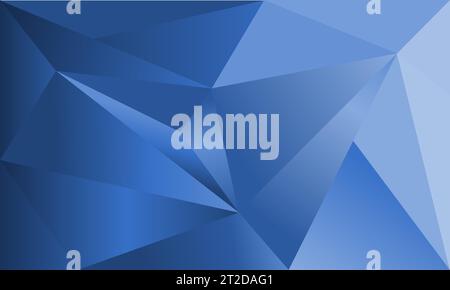 Blue shiny abstract background polygon element pattern template. Elegant graphic design vector for banner, web, wallpaper, cover, greeting, digital Stock Vector