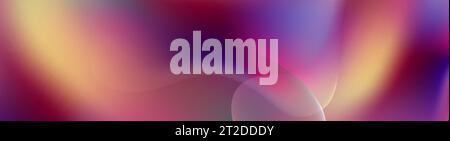 Colorful smooth liquid waves abstract background. Vector banner design Stock Vector