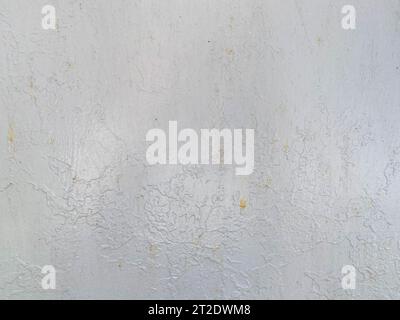 Texture of galvanized painted metal. Rivets along the junction of metal sheets. Rough gray surface. Wide panoramic background for design. Stock Photo