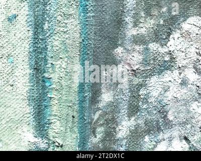 Abstract art background navy blue colors. Watercolor painting on canvas with soft denim gradient. Stock Photo