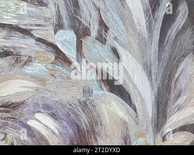 bright color texture, background. stains on canvas. vibrant shades of watercolors and gouache for unusual embossed texture. artistic background. Stock Photo