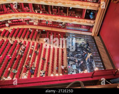 The Orchestra pit of the Royal Opera House in Covent Garden
