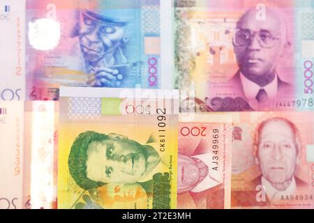 Cape Verdean money - escudo a business background Stock Photo