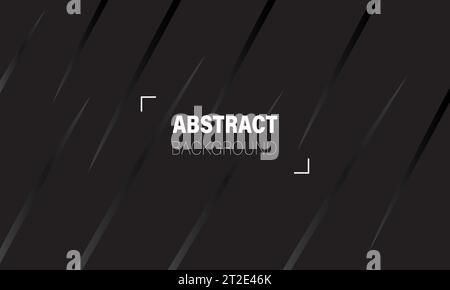 Abstract vector long banner. Black gradient background with arrows and copy space for text. Social media cover, header, web banner. Vector  illustrati Stock Vector